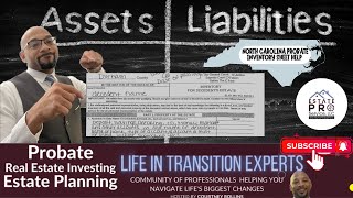 Ep 288 | Guide to Filling Out the Inventory for Probate in North Carolina | Estate Pro Service, LLC