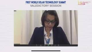 First World Solar Technology Summit (ISA)