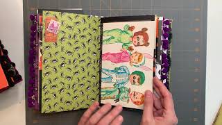 Halloween Junk Journals- Flip Through. (4 journals available in my Etsy shop)