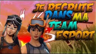 [LIVE FORNITE FR] JE RECRUTE POUR MA TEAM FORNITE ESPORT TOUTE PLATEFORME [FACE CAM] [FOND VERT]