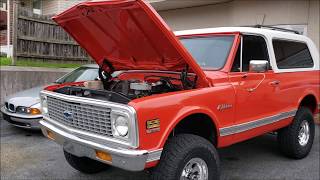 The completed 1972 Blazer