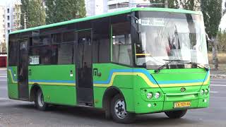 Bohdan A20111 city bus in Ukrainian city Cherkasy