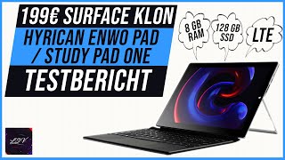 199€ Surface Klon mit LTE | Hyrican ENWO Pad / Study Pad One | Testbericht | 4k deutsch