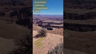 Grandview point overlook Canyonlands, Utah #utah  #pinayvlogger #shorts #hikingadventures