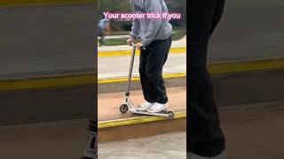 WORLDS BEST SCOOTER TRICK?! #scooterstunts #scootertricks #skatepark #scoot #sportsequipment #scoot