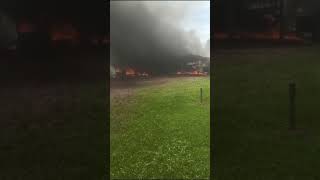 Galpão é destruído por incêndio em Catuípe