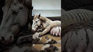 weak horse #youtubeshorts #shorts #viralvideo #shortvideo #helphorse #rescuehorse #humanity #horse