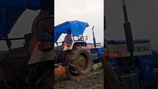 Swaraj 744fe RI 4×4 tractor 👺🤩🚜💥💫🔥😈😱 puddling performance 😱🔥👺💥💫🤩🤯✨👾😈#tractorvideo#swarajtractorpower