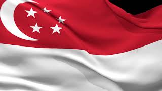 Flag of Singapore - 3D Flag Animation - Free Download - No Copyright