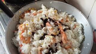 FRIED RICE RECIPE WITH SHRIMP || Tiyak na mapapadami ang mo