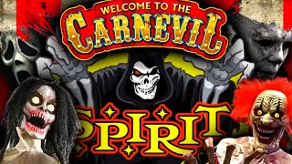 SPIRIT HALLOWEEN CARNEVIL 2024 STORE HAUNT THEME SNEAK PEEK