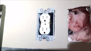 FixIt-024 - Adding a Wall-Mounted TV Electrical Outlet