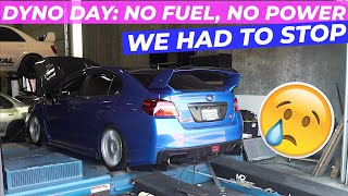 DYNO: 500 WHP STI BUILD ENDED EARLY | NO FUEL, NO POWER | SUBARU STI W/BUILT ENGINE /FP BLACK TURBO