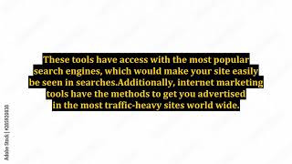 Internet Marketing Tools - Know What You Will Need