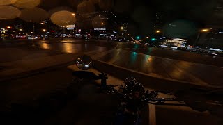 Rainy Night Ride POV 4K [Suzuki VanVan 200] (Harry Chapin x Dido)