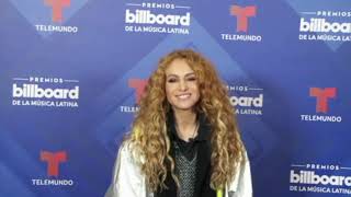 Paulina Rubio habla de su participación en Premios Billboard 2020