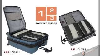 TC09043 Barcelona Polycarbonate Hardside Expandable Spinner Luggage Sets