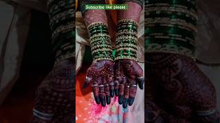 sawan special green colour chudi design #bangles #greencolor 💚#new design 2024 Sawan special chudi