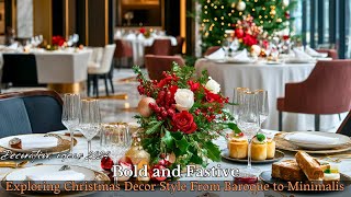 Bold Elegance: A Luxurious Christmas Wonderland Décor