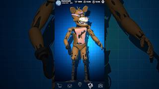 FNAF AR Chocolate Foxy  jumpscare and workshop animation  #fnaf #shorts