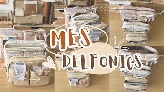 🌼 Mes pochettes Delfonics 📔