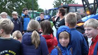 Boerenkinderen protesteren ook in Rietmolen