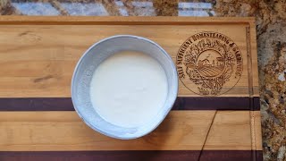 How to strain milk kefir