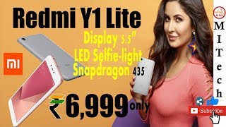 Redmi Y1 Lite 13MP PDAF camera 📸 LED Flash ₹6,999 only | Snapdragon 425 | 2 + 1 hybrid SIM tray