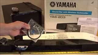 Yamaha YAS 203 Soundbar and Wireless Subwoofer Review