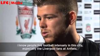 Liverpool's New Signing Alberto Moreno First Interview