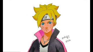 How to Draw Boruto Uzumaki-Step By Step Tutorial- Boruto Naruto Next Generations