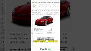 Excel'de Kredi Hesabı (Kredi Şartlarına Göre Aylık tutarı Hesaplama) | EXCEL 751