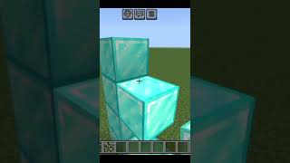 Minecraft new tiktok hake  diamond block in Minecraft #minecraft #shortfeed #shorts