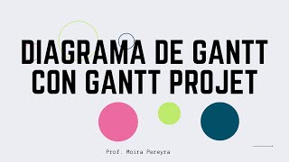 ¿Como hacer un Diagrama de Gantt con Gantt Project? #gantt #ganttproject