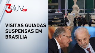 Alckmin sobre explosões na Praça dos Três Poderes: “Triste e grave”; Lula mantém agenda