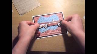 Card Series #4: Antique Car (Cricut Based Card)