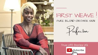 First time wearing a HAIR WEAVE| Fashionable hairstyles | Proudly African  | Protective hairstyles.