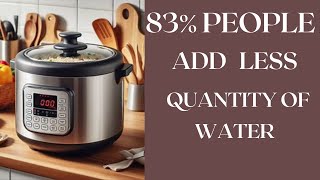 Chef on How much Water to Add in Rice Cooker for Basmati Rice