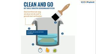 Zo maak je kwasten snel schoon met een Clean and Go kwastenpot