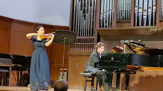 N. Sidelnikov - Sonata for violin and piano "Slavic triptych", 1 mоv. Noori Na and Daniil Bogdanov