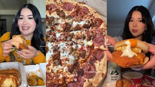 1 Hour tiktok mukbang compilation part-83 | canes , in n out and more