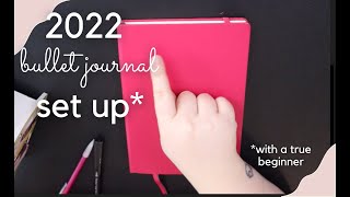 2022 BULLET JOURNAL SET-UP  | Beginner- friendly, artistically challenged, simple Bujo spreads