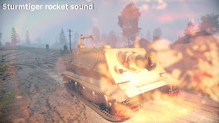 War Thunder Battlefield 5 Shell ejection sound mod Sturmtiger rocket sound