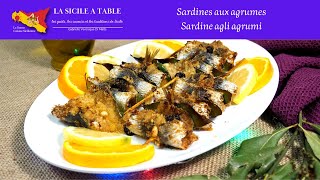 Sardines aux agrumes - Sardine agli agrumi