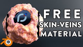 FREE Fleshy Veins Material | Blender |  @PixelForgeLab