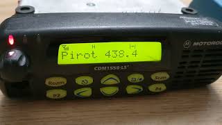 RF resiver rssi test Motorola CDM1550 ls