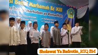 Sholawat ya Badrotin dengan syiiran bebasan Cilegon Banten_Gebyar 13 YBMC