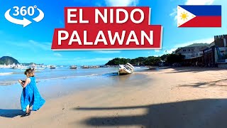 El Nido Palawan Beach Walk in 360 VR | Exploring the Stunning Coastline