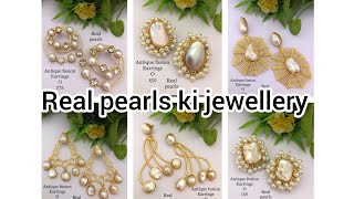 Real pearls ke khubsurat se design aapka dil bekarar kr de