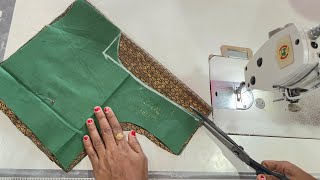 simple blouse cutting and stitching|simple blouse neck designs simple blouse designs|blouse design